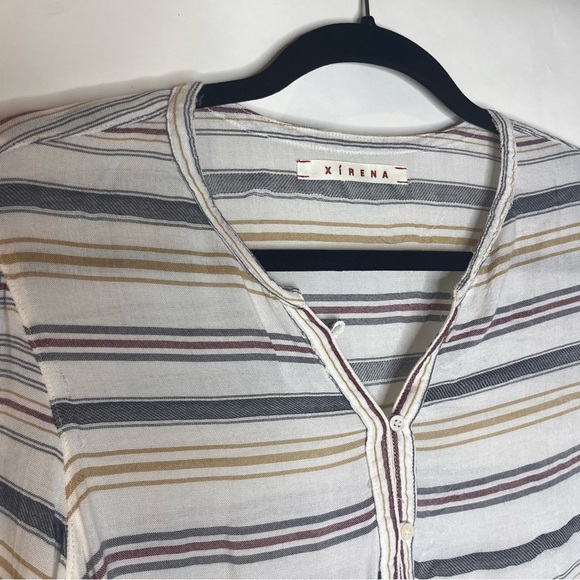 Xirena | Stripe Blouse Tunic - Picture 5 of 5